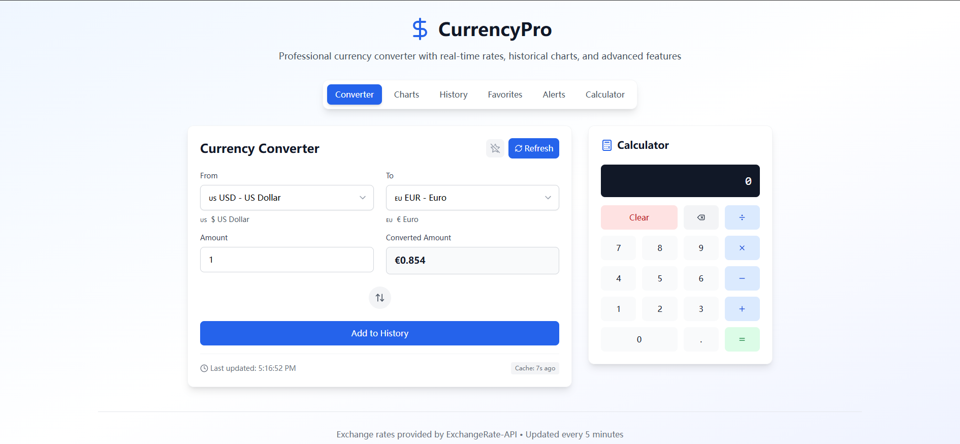 Currency Exchange Calculator