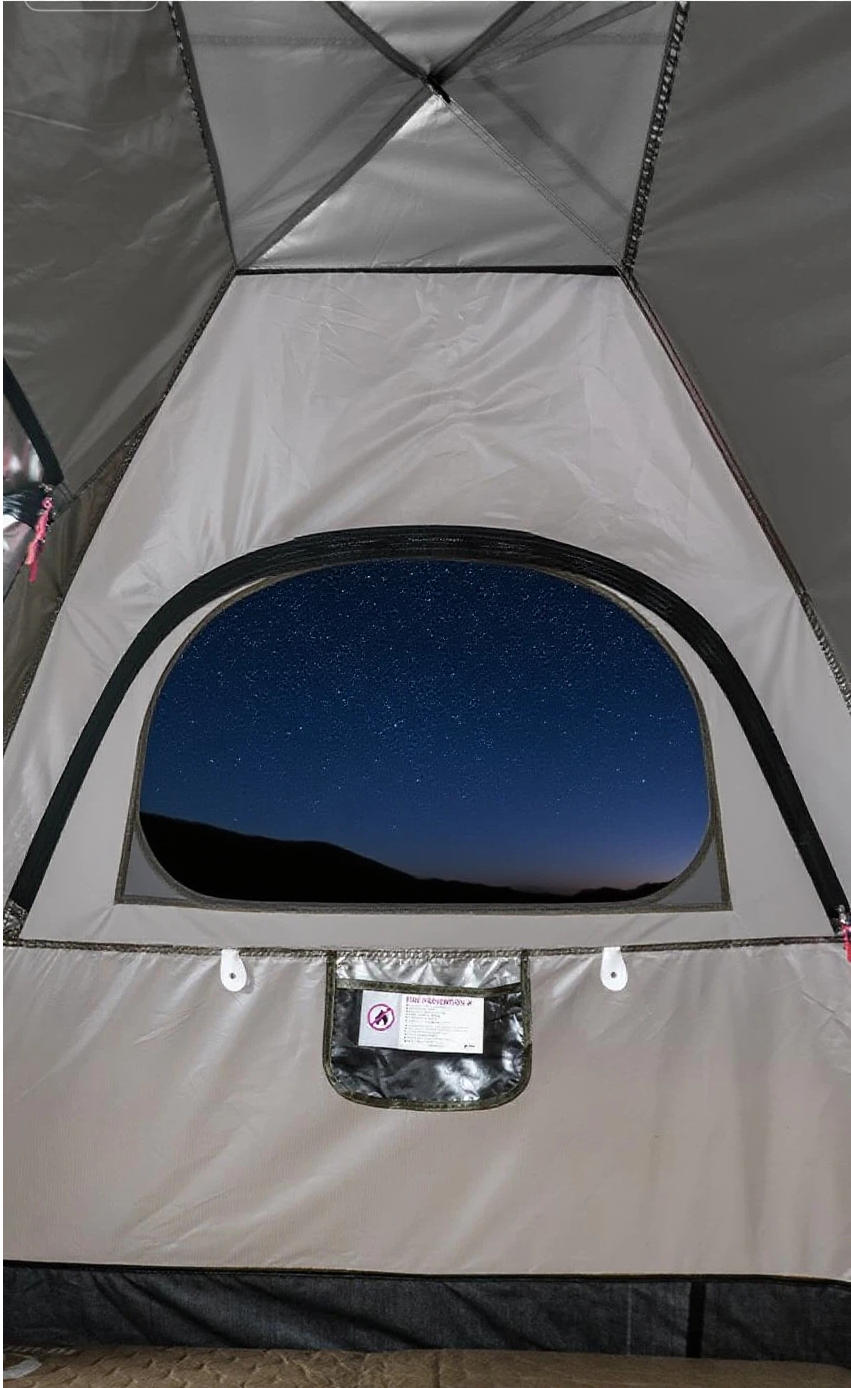 Tent details and features