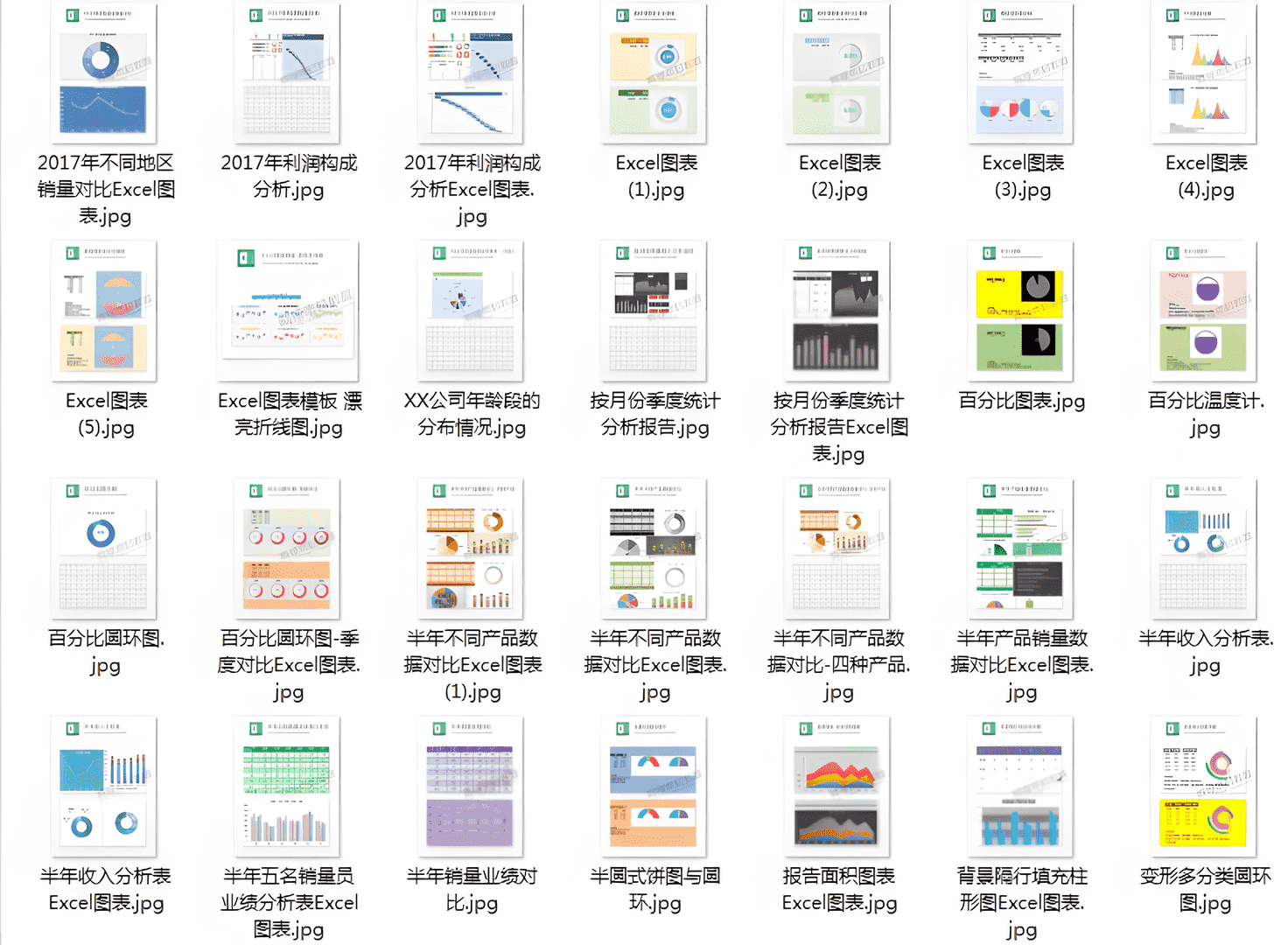 图片[3]-2000套各行业的Excel模板 素材 / 办公素材-吾爱源码站