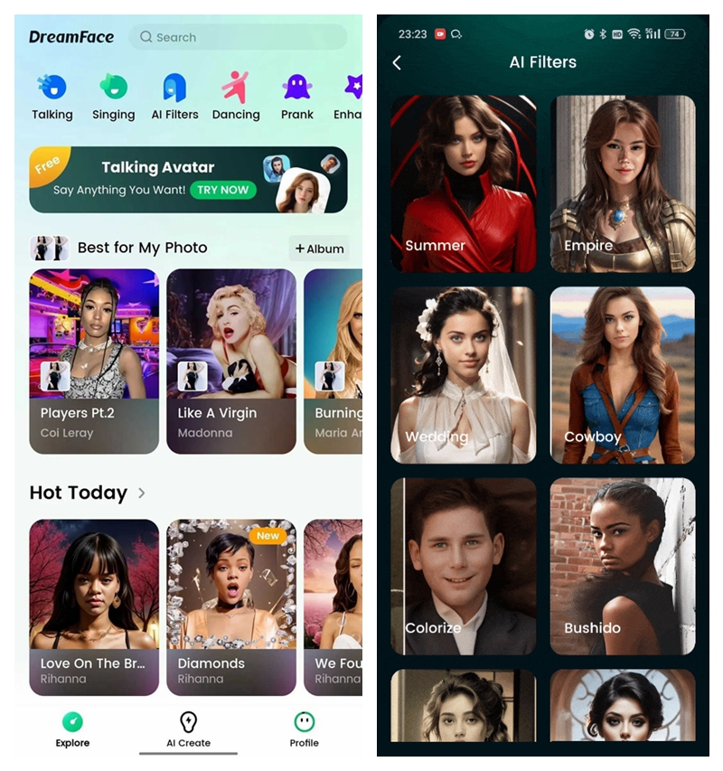 图片[1]-静态图片转换动态图像 DreamFace v3.1.2 解锁会员安卓版-吾爱源码站
