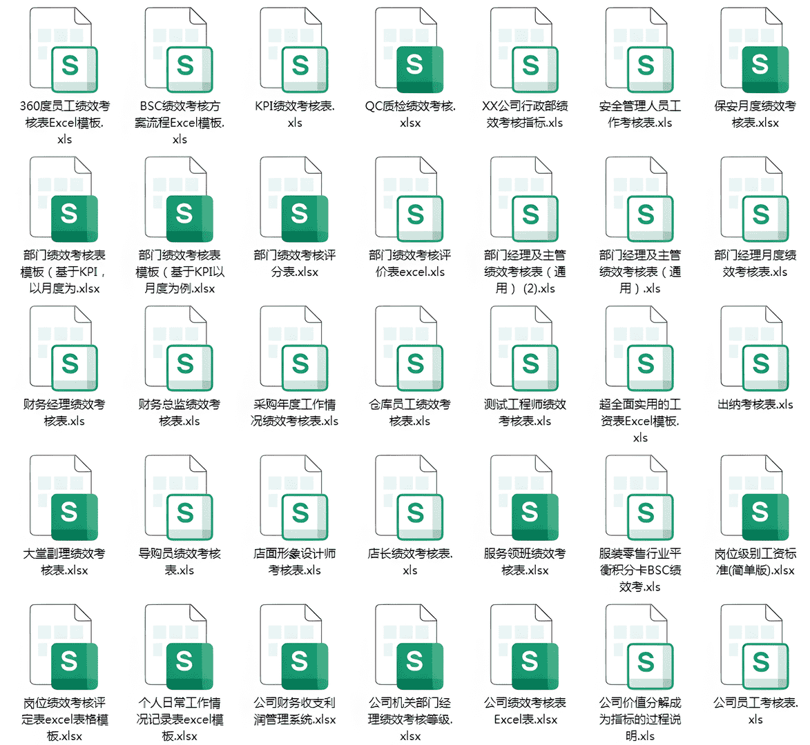 图片[2]-2000套各行业的Excel模板 素材 / 办公素材-吾爱源码站